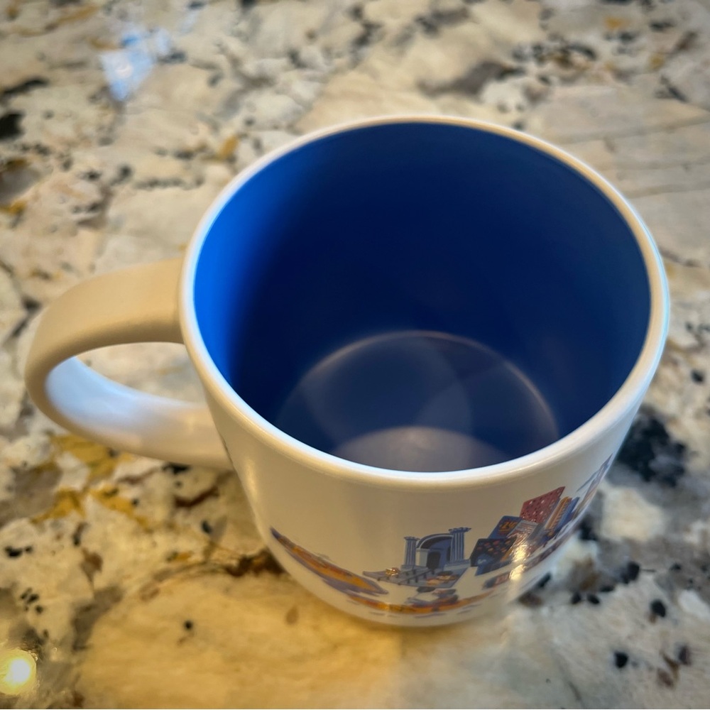 NIB Starbucks Discovery Manhattan Mug - Blue Interior - Picture 5 of 7